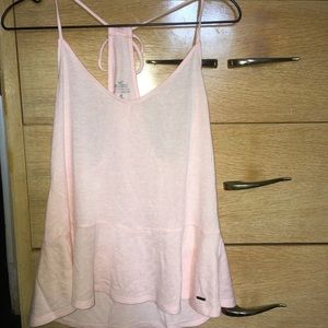 BABY PINK SOFT HOLLISTER TANK TOP